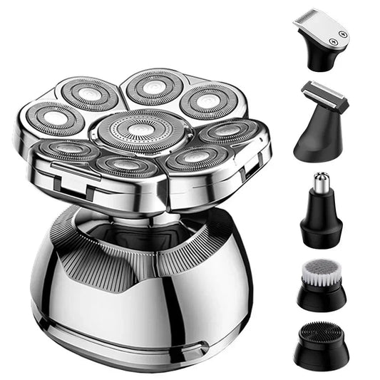 Full Body Wash 9D Electric Shaver Men's Multi-function Razor Hair Clipper Nose Hair Set