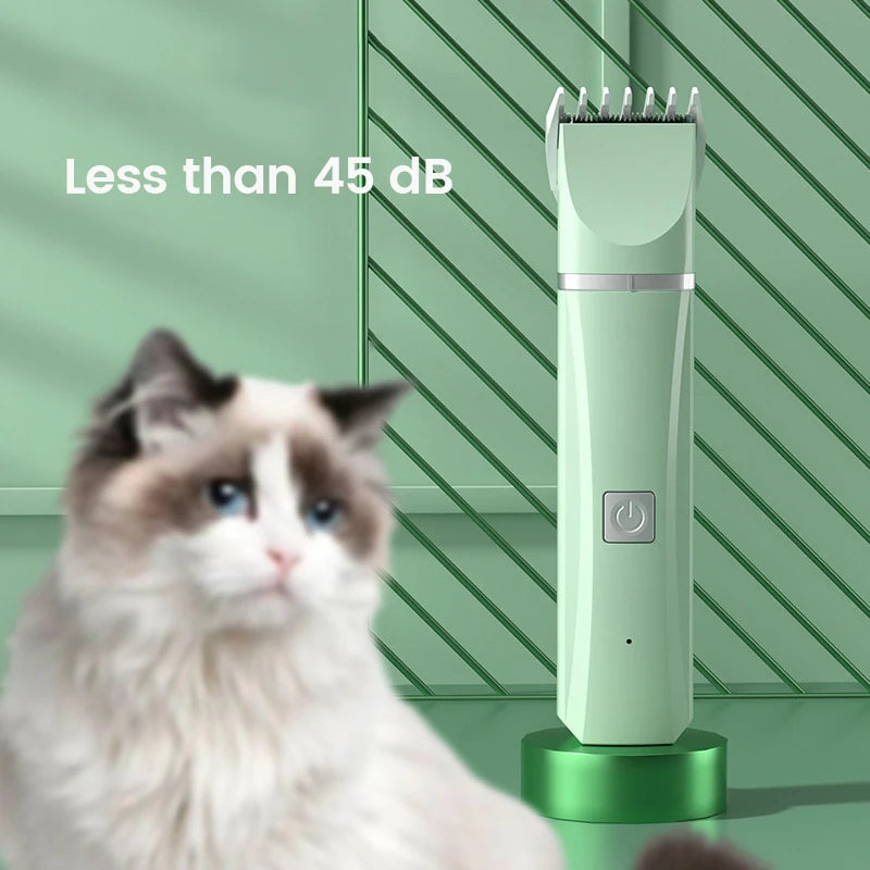4 in 1 Electric Pet Hair Trimmer Grooming Clippers Cat Trimer Nail Drill Professional Rechargeable Haircut Machine For Dogs