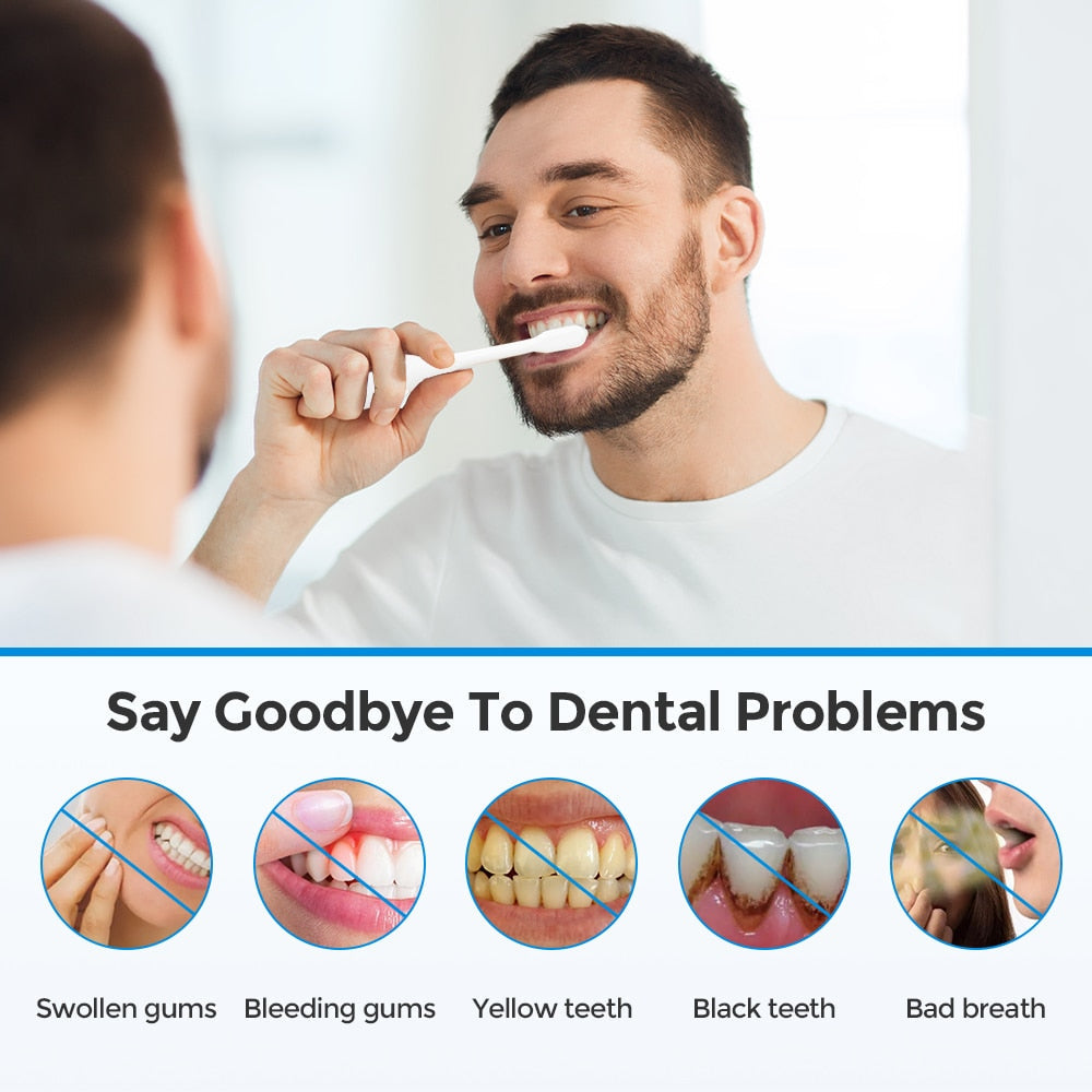 7 in 1 Electric Toothbrush and Accessories Sonic Tooth Brush Dental Cleaning Device Teeth Whitening with Face Massager Brush