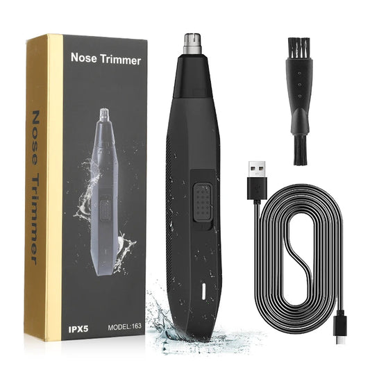 Rotary Blade nose Trimmer Waterproof Shaver Machine IPX5 Waterproof Electric Eyebrow Nose Hair Trimmer For Men