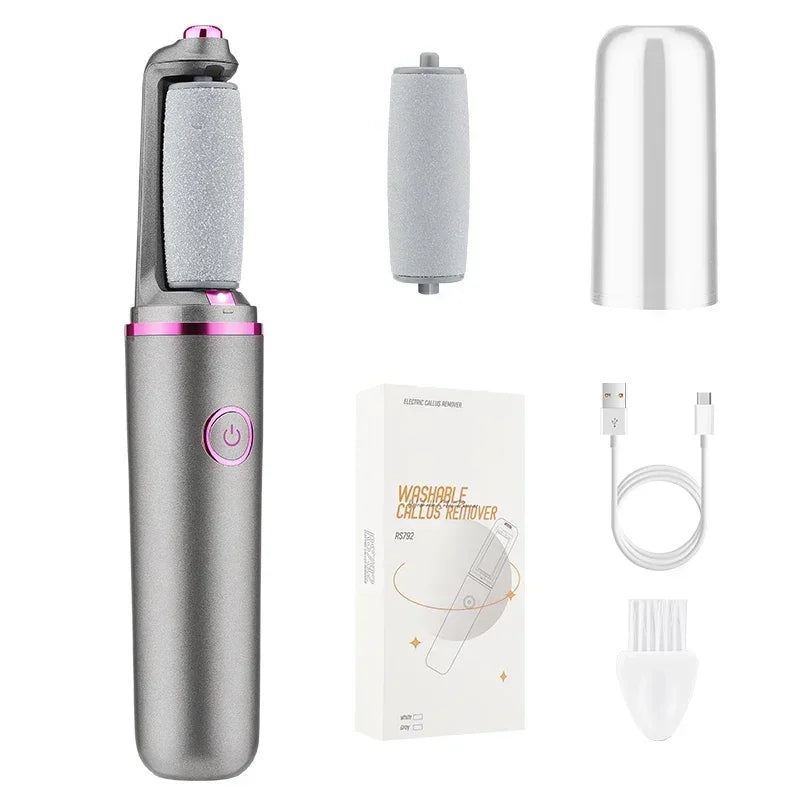 Electric Foot Grinding Skin Hard Rupture Skin Trimmer Dead Skin Foot Pedicure Rechargeable Foot Care Tool Remover