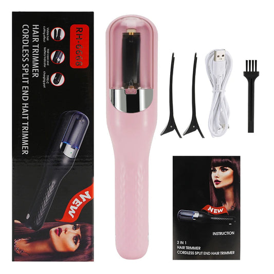 Hair Split Ends Trimmer Charging Professional Hair Cutter Smooth End Cutting Clipper Beauty Set Bag Product For Women Ladies