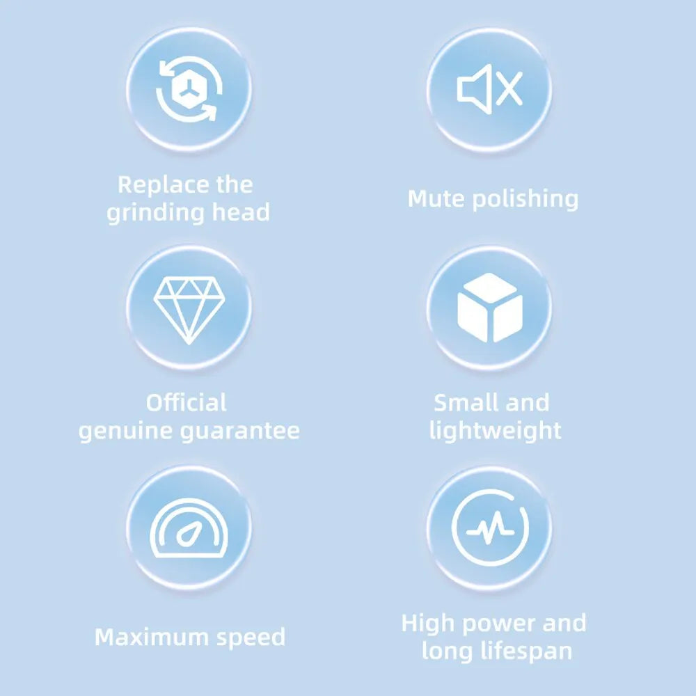 19000RPM Electric Nail Art Machine USB Cordless Nail Drill for Nail Polish Professional E-file Milling Nail Files Salon Tool