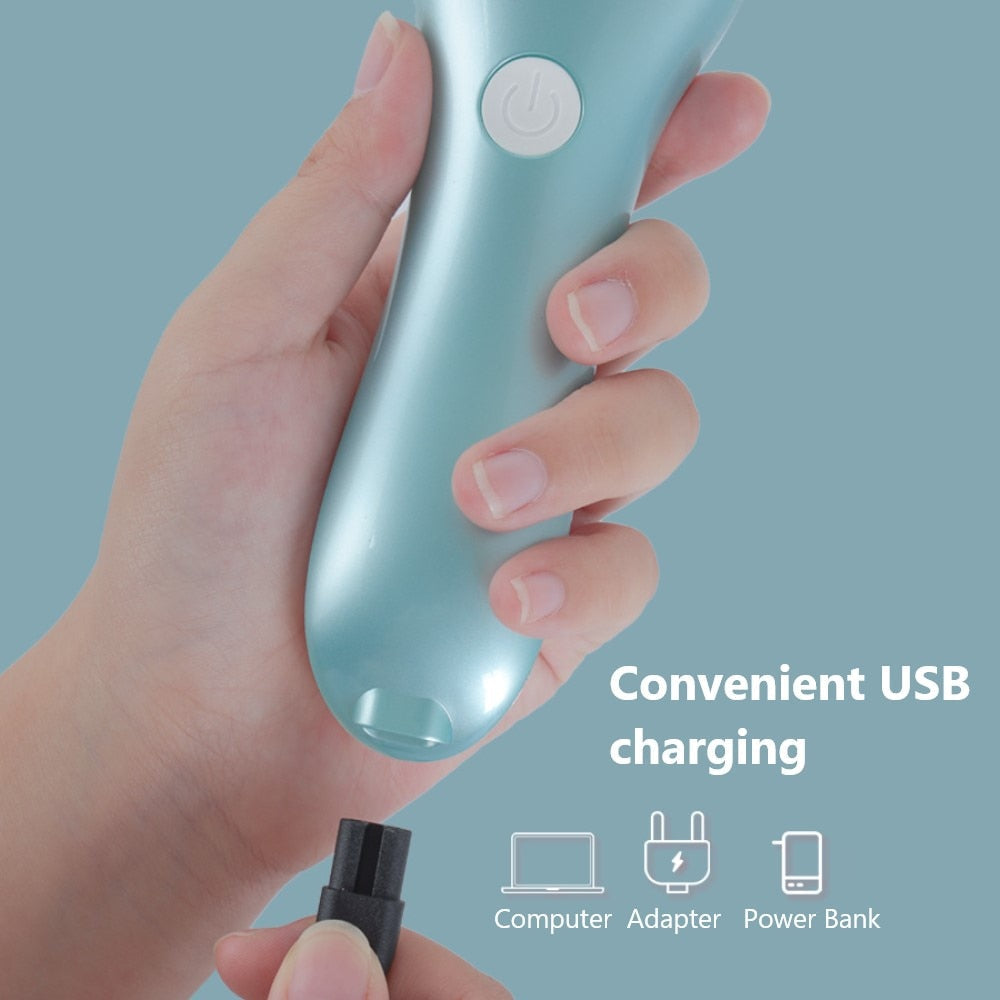 Charged Electric Foot File for Heels Grinding Pedicure Tools Professional Foot Care Tool Dead Hard Skin Callus Remover Effective