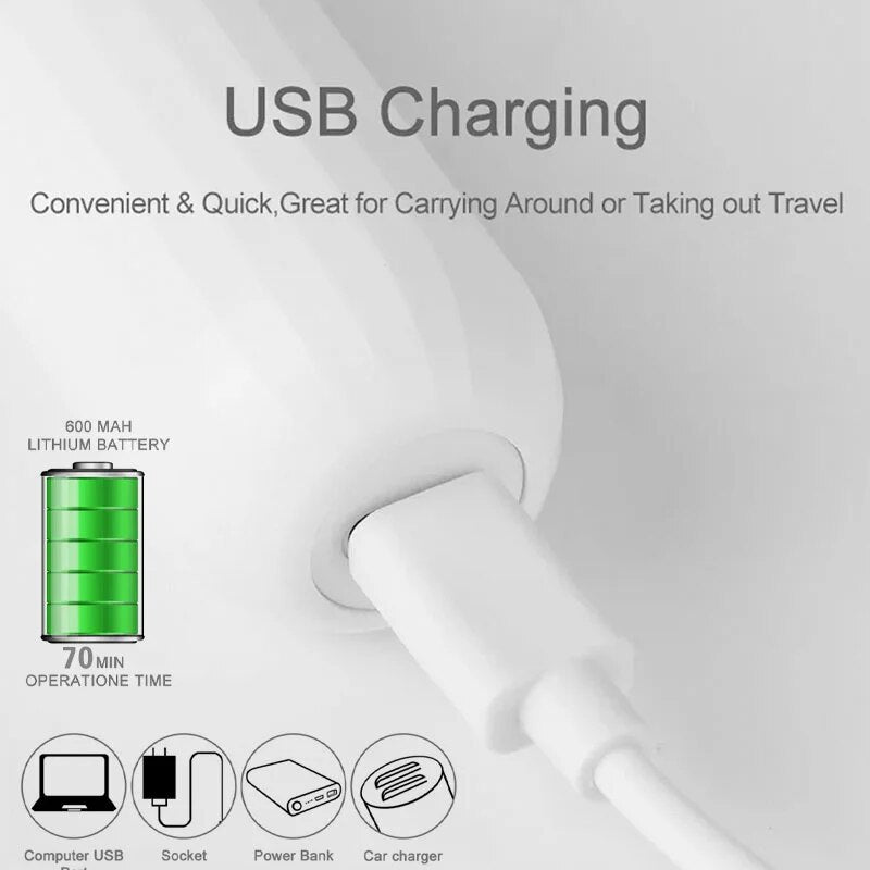 6 in 1 Men's Intimate Area Precision Shaver Bikini Line Sensitive Pubic Hair Shaver Face Nose Beard Trimmer