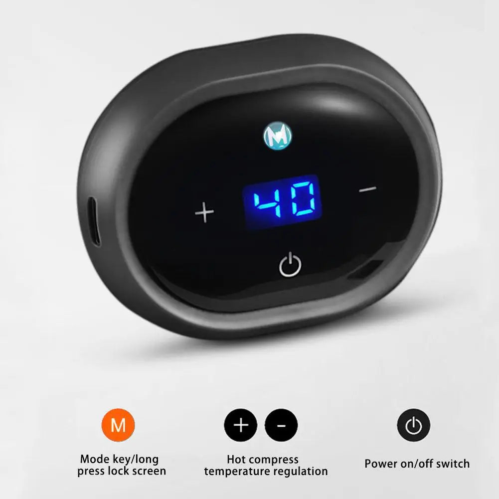 Electric Heating Waist Massage Belt Back Support Warm Hot Compress Waist Electric Abdominal Massager