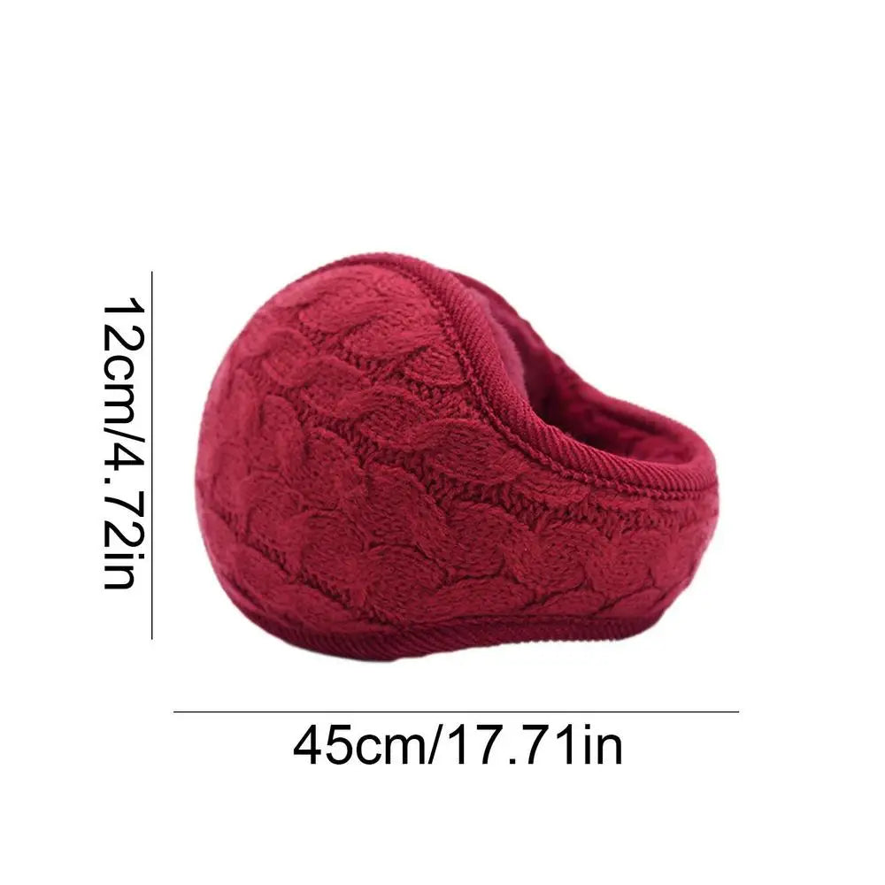 Foldable Ear Muffs Plush Earmuffs For Cold Weather Portable Soft Ear Warmers For Hiking Biking Hunting Morning Jogging