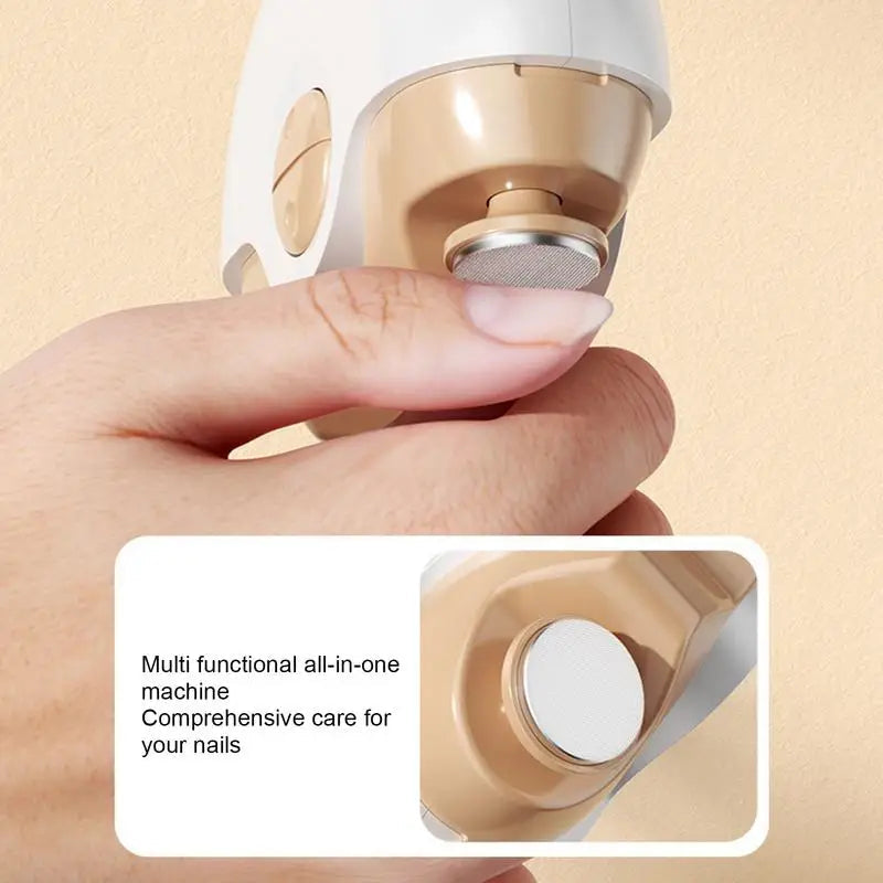 Electric Nail Clipper Fingernail Trimmer Nail Scraps 2 In-1 USB Rechargeable Fingernail Trimmer For teenager Adult Seniors