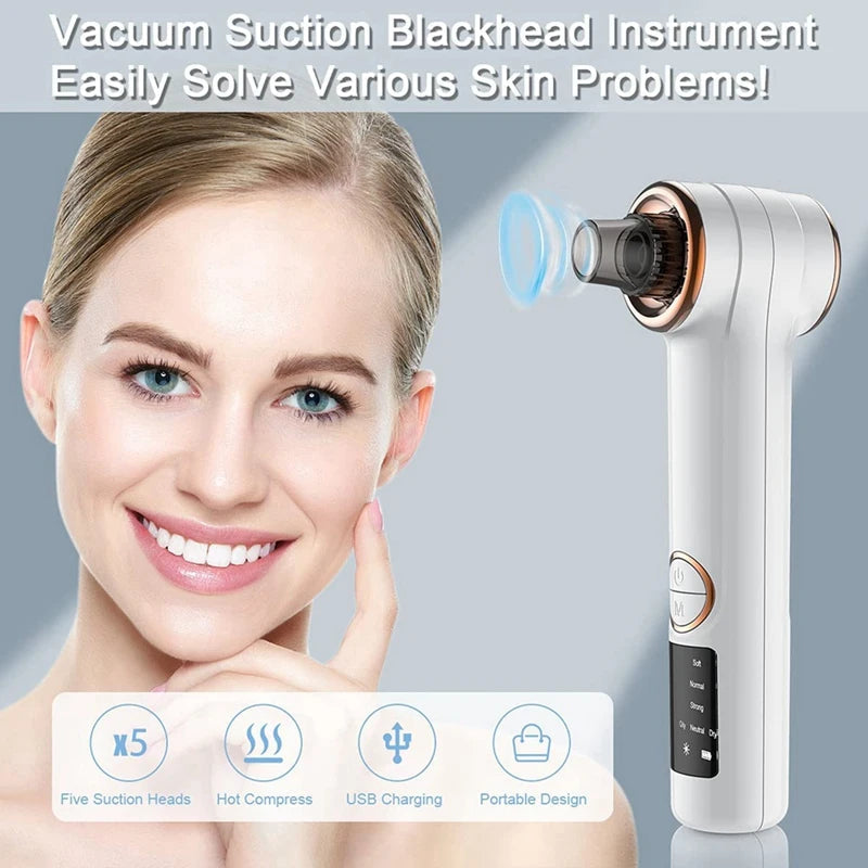 Blackhead Remover Pore Vacuum, Electric Blackhead Remover Vacuum Blackhead Extractor For Women & Men