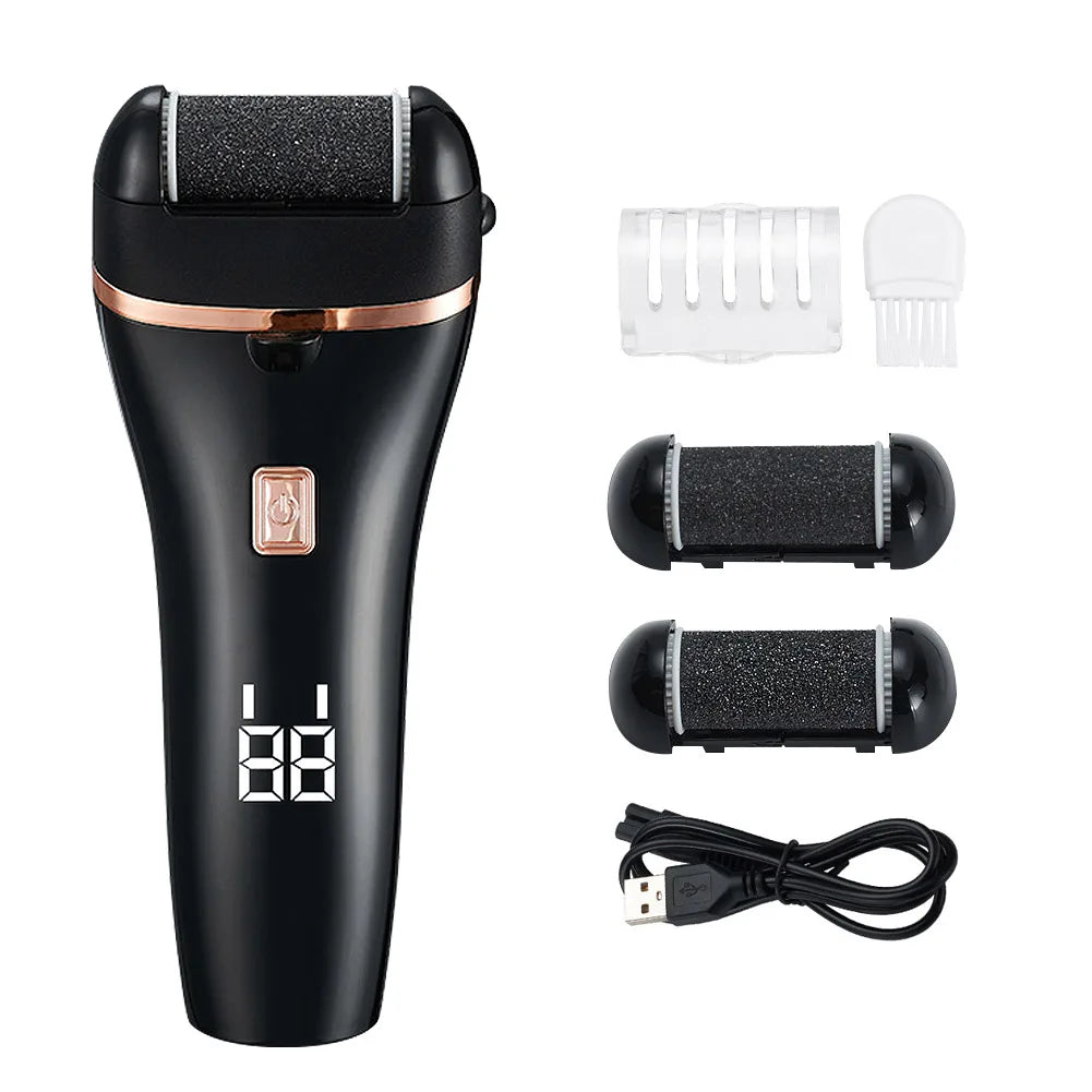 Electric Foot File Grinder Dead Dry Skin Callus Remover Washable Feet Pedicure Tool Foot Care Tools for Hard Cracked Clean