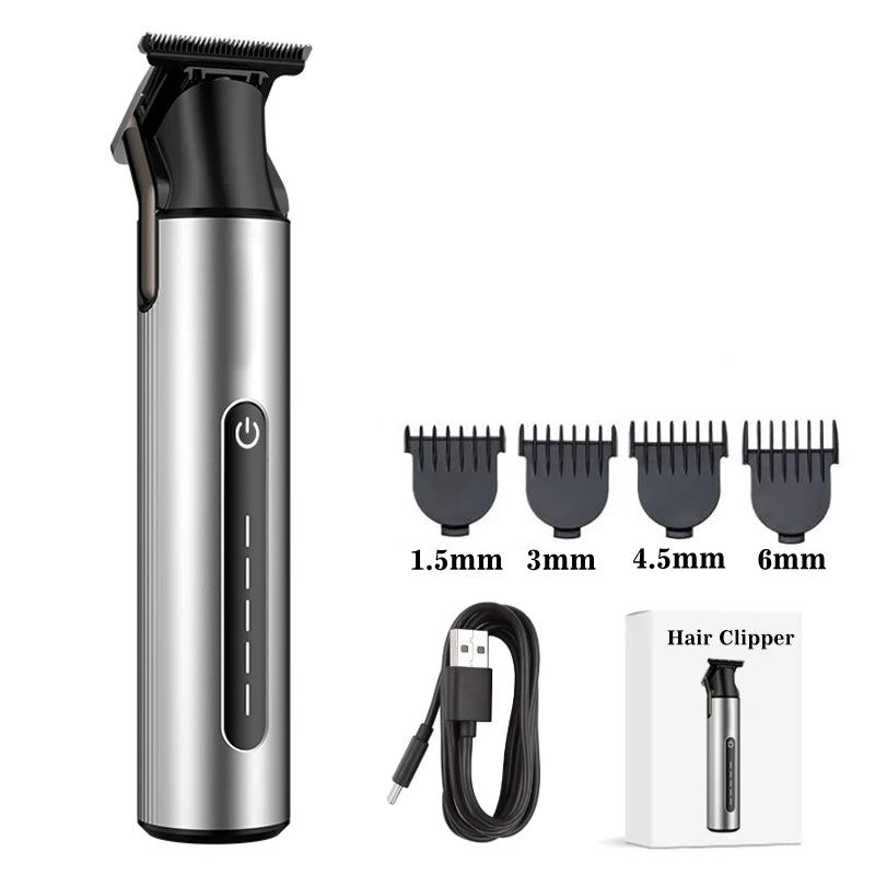 Beard Trimmer for Men Professional Hair Clippers Zero Gapped Hair Trimmer Cordless USB Rechargeable Easy To Hold and Use Clipper