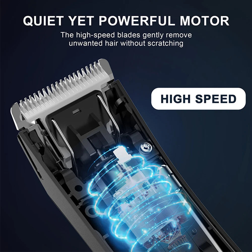 Hair Trimmer For Men Professional Hair Clipper Beard Trimmer Hair Cutting Machine Electric Shaver For Body Groin Pubic Trimmer