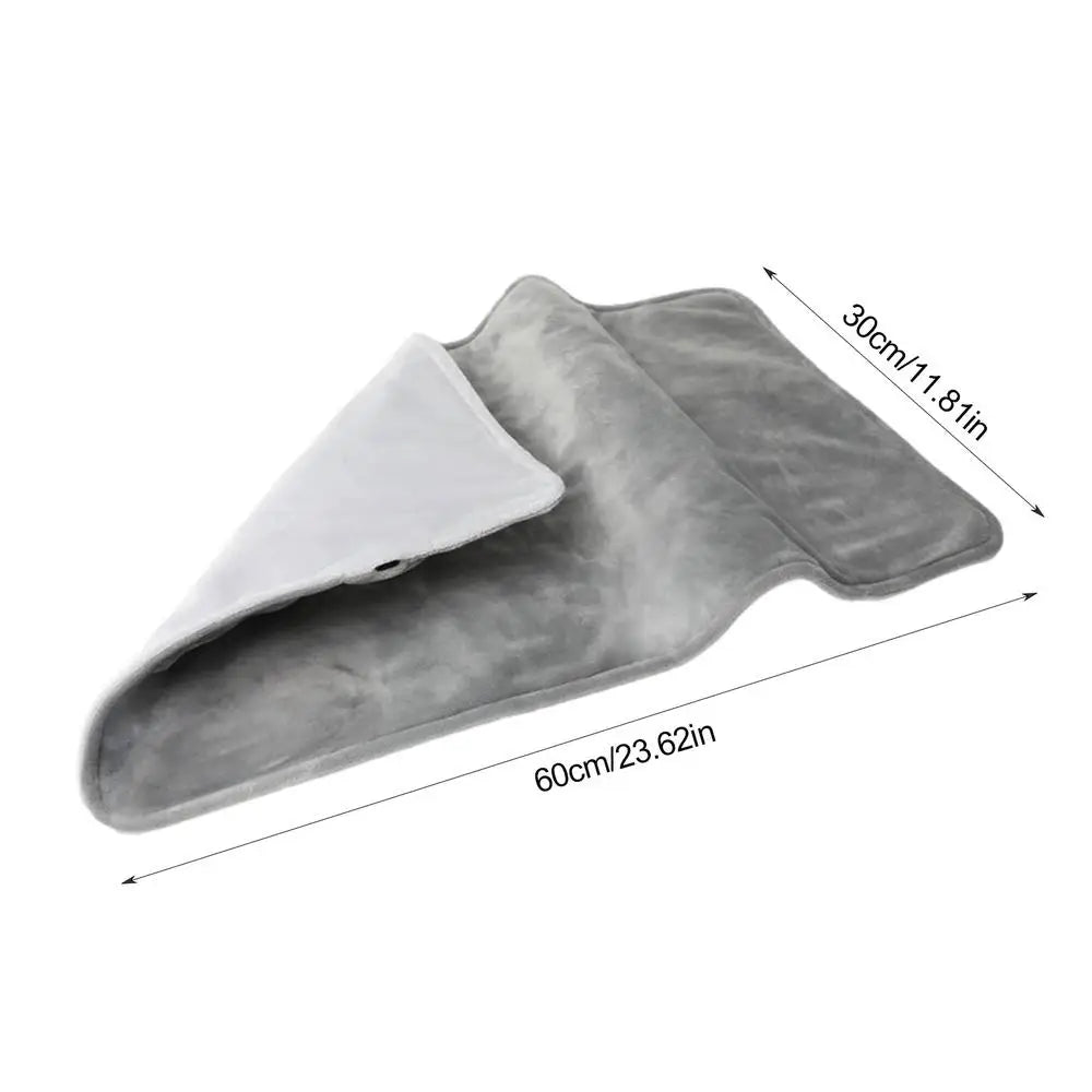 Portable Heated Blanket 10W Super Soft Fast Heating Electric Plush Throw Breathable Machine Washable  Heating Pad Cushion