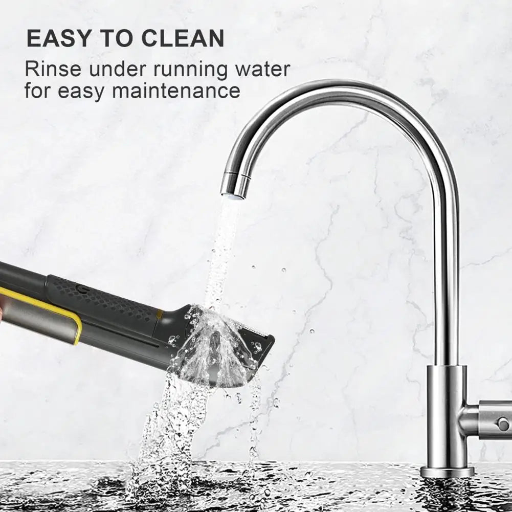 1 Set Electric Back Shaver Razor Beard Dual-Head Women Men Body Hair Trimmer USB Rechargeable Underarm Hair Razor Remover