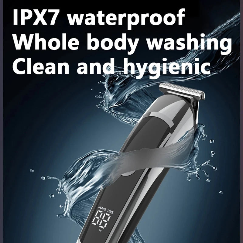 6 IN 1 Rechargeable Electric Nose Hair Clipper Multifunctional Men Hair Trimmer Professional Electric Shaver Beard Razor