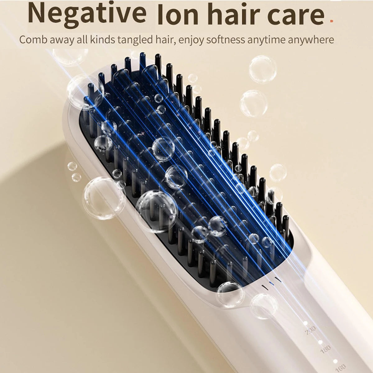 Cordless Straightener Straight Hair Brush Women's Thermal Ion Straightener Travel Adjustable Temperature Ceramic Straightener