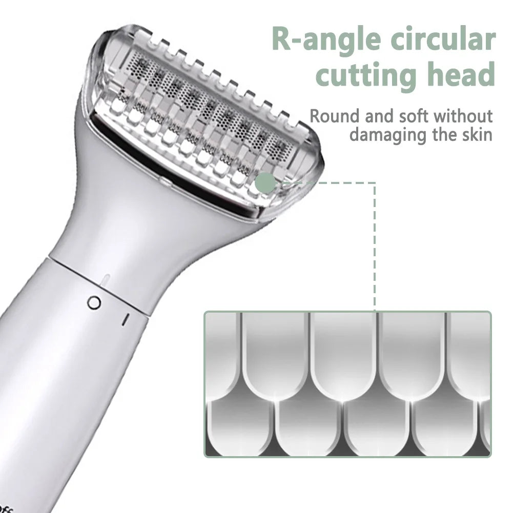 6 In 1 Electric Epilator Wireless Hair Removal Device Grooming Tools