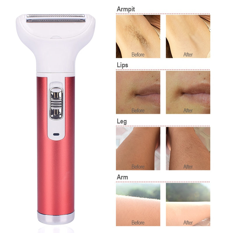 5 in 1 Women Epilator Female Eyebrow Trimmer Lady Shaver For Hair Removal Shaving Machine Face Leg depilator Bikini Depilatory
