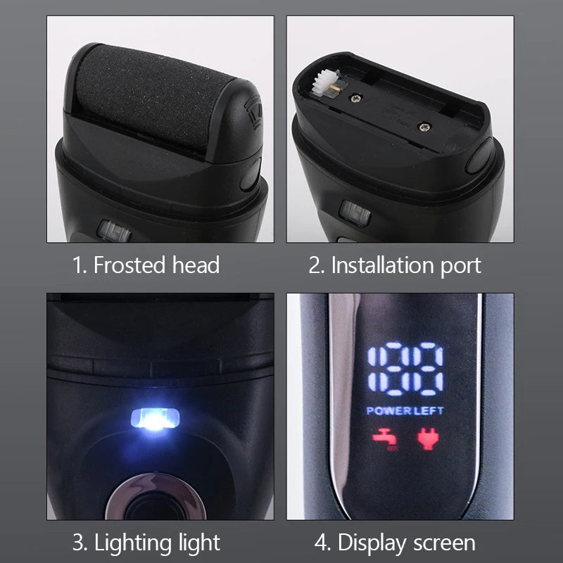 Electric Foot Callus Remover Head Specially Made for Dry Feet Cracked Heels Foot Repair Pedicure Tools for at Home Foot Care