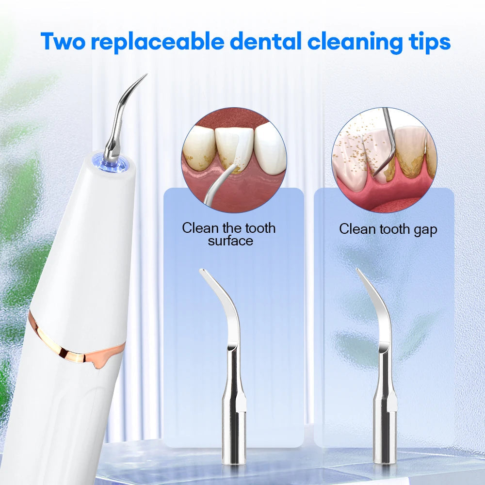 Ultrasonic Dental Scaler Teeth Tartar Calculus Remover High Quality Teeth Whitening Electric Sonic Teeth Cleaner