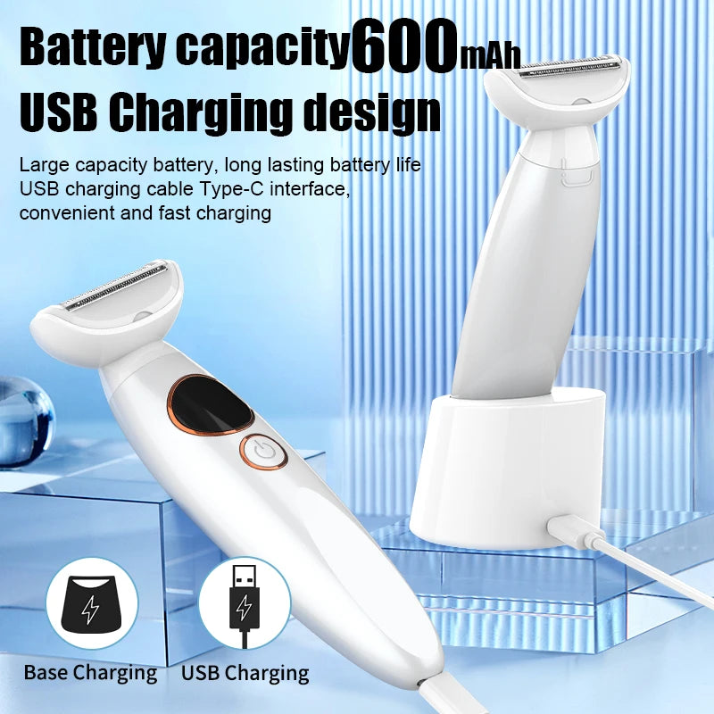 5 in 1 Women's Lady Shaver Electric Razor Electric Face Shavers Eyebrow Trimmer Painless Bikini Trimmer Hair Removal