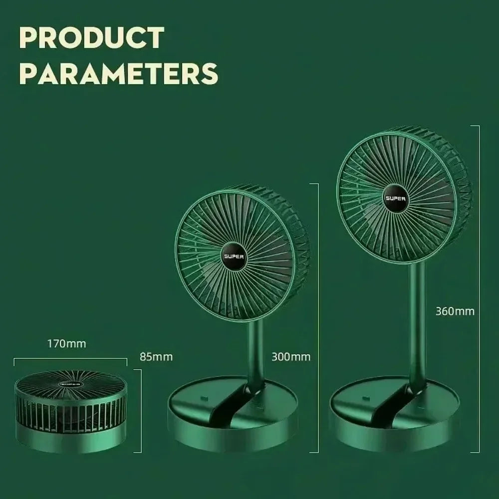 Small Fan Retractable USB Portable Mute ventilateur portable Multifunction Desktop Circulation Small Air Cooler Handheld Fan