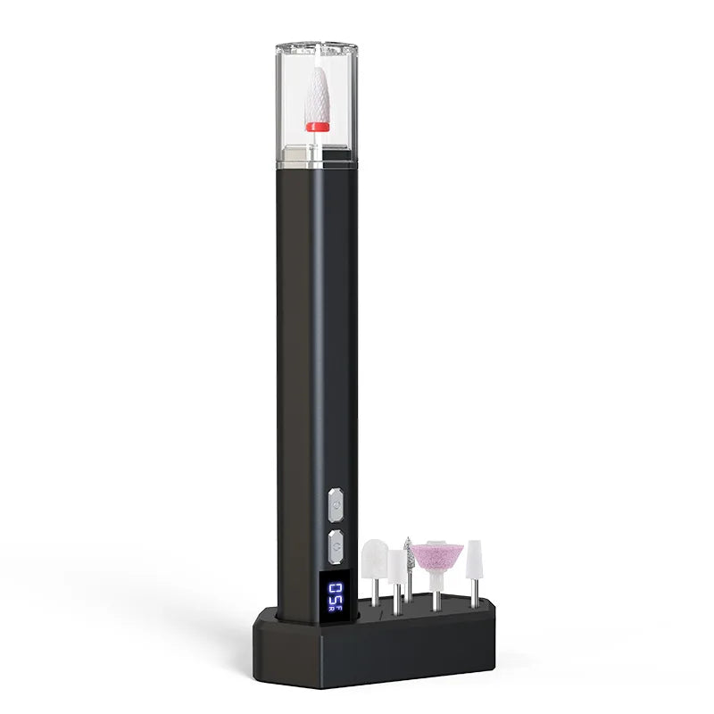 Electric Nail Polisher Finger Portable Mini Electric Nail Pen Gel Removal Tool Dead Skin Remover Nail Art Instrument