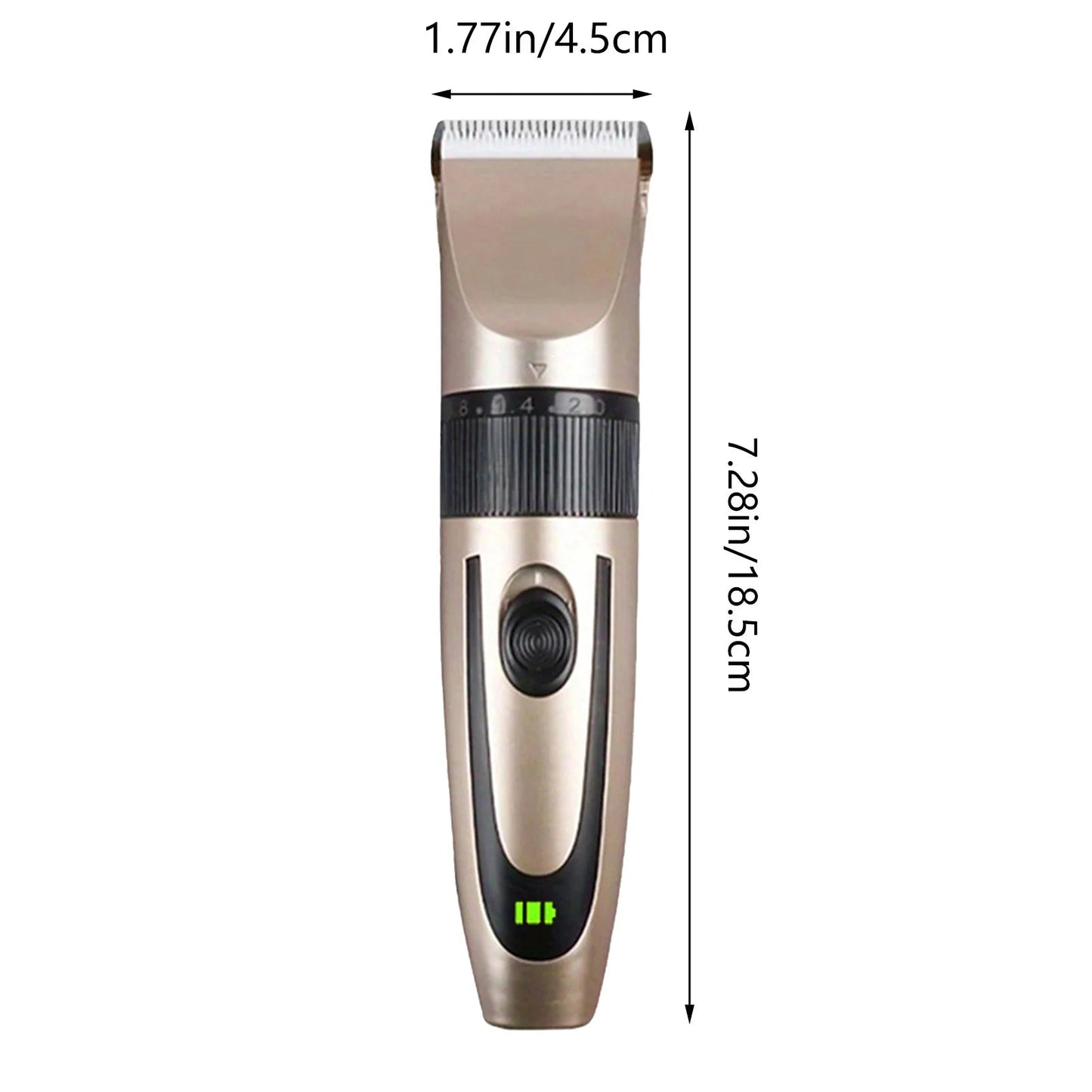 Hair Clippers for Men Portable Cordless Men Shaver with 3-9mm Guard Comb for Men Teenager Use