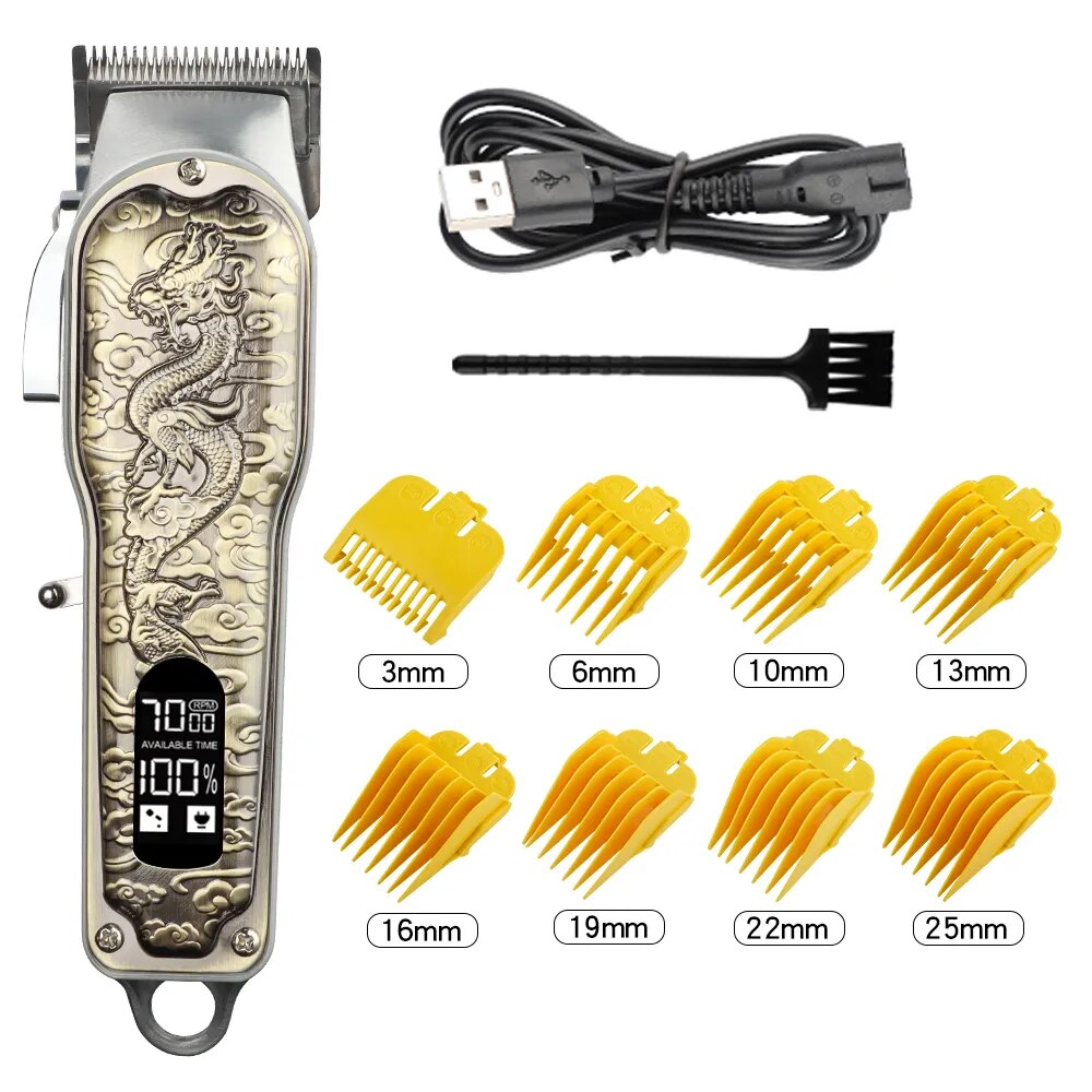 Professional Hair Clipper Cordless Hair Trimmer Machine Men's Razor Hair Clipper Hair Trimmer Beard