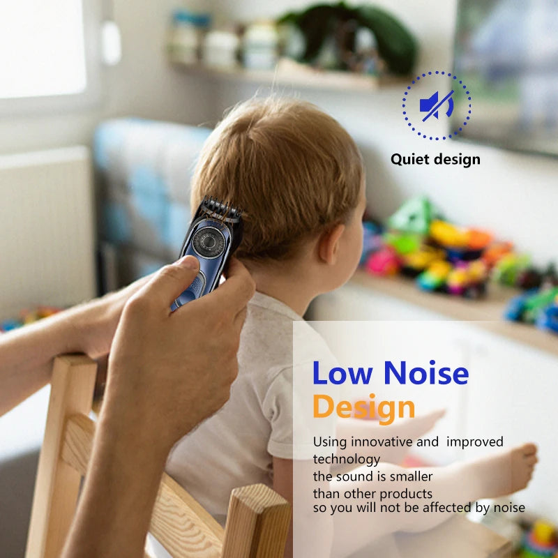 Men's Hair Trimmer Adjustable Usb Rechargeable Electric Beard Carbon Steel Men Professional Trimmer Home Styling