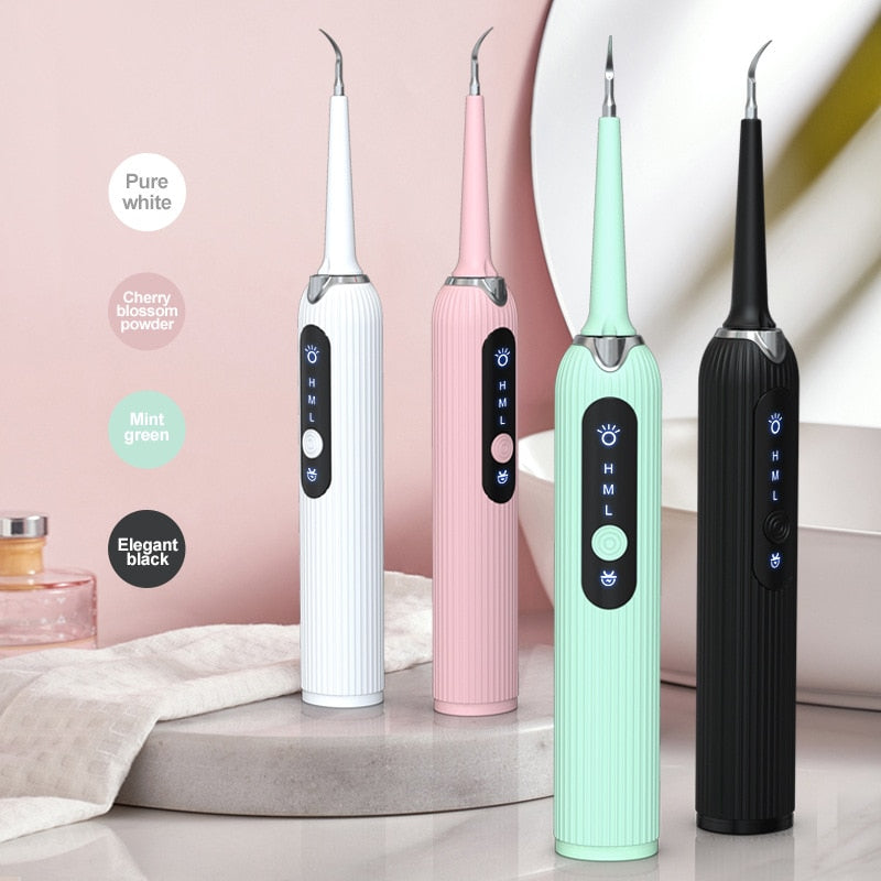 Fashion Electric Toothbrush Sonic Dental Scaler LED Oral Tartar Remover Calculus Plaque Stains Cleaner Tooth Whitening Tool