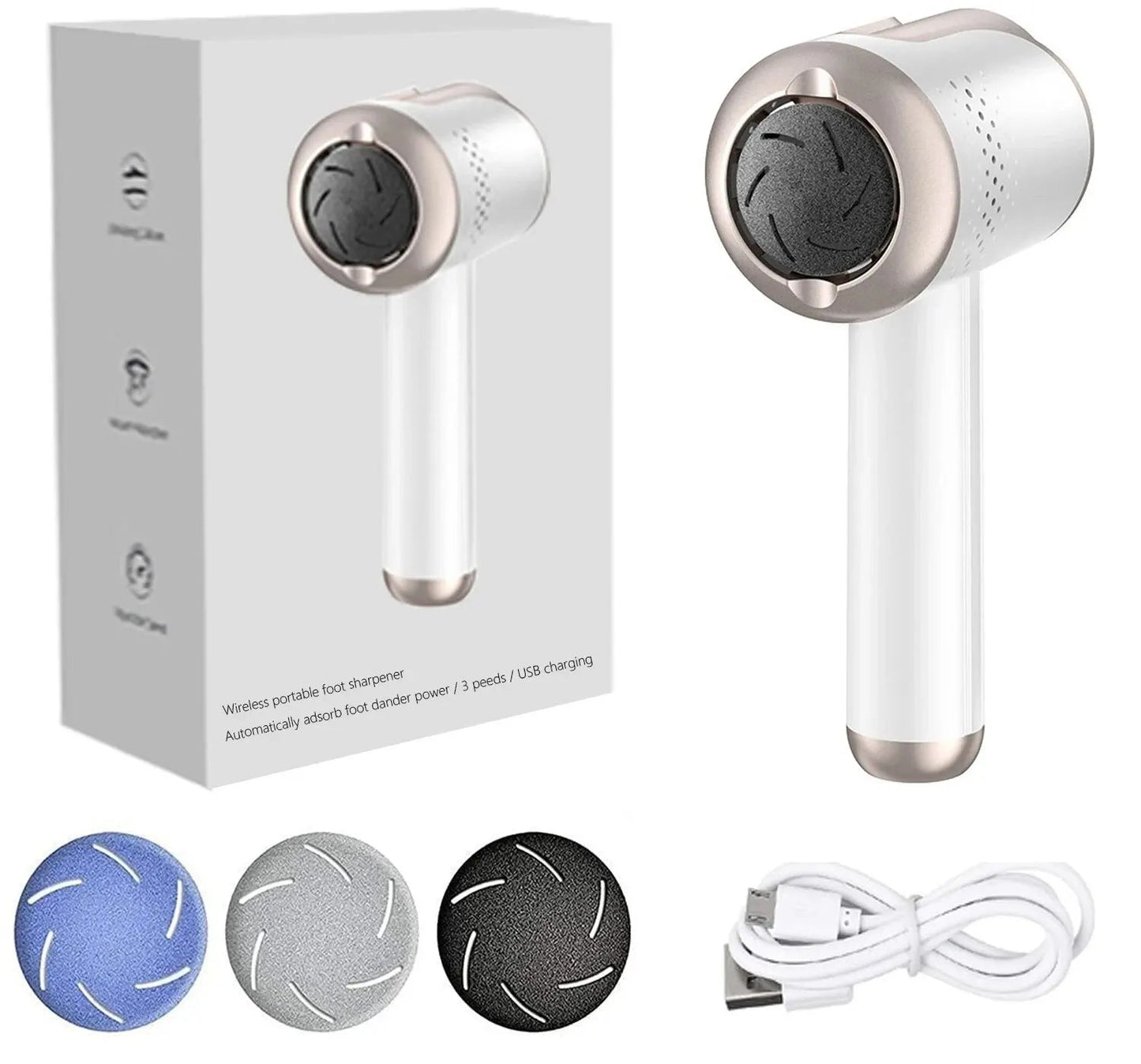 Automatic Foot Grinding Device New Style Beauty Foot To Remove Dead Skin Pedicure Device Rubbing Foot Artifact Removal Calluses