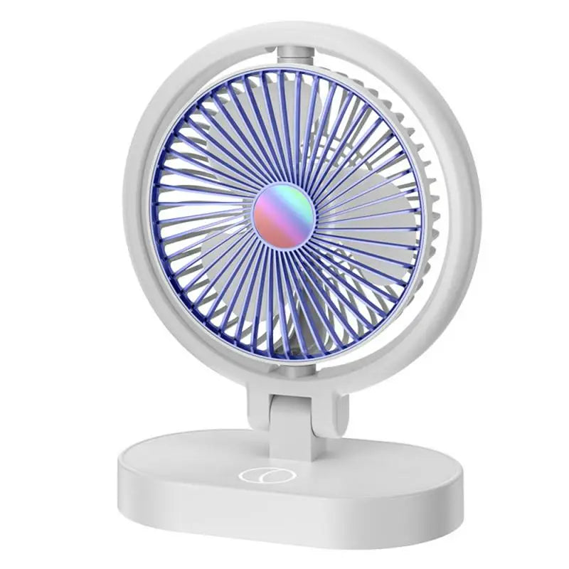 Mini Portable Fan Handheld USB Charging Fan Cooling Electric Fan 3 Speed Adjustment Powerful Dual Motor Outdoor Travel