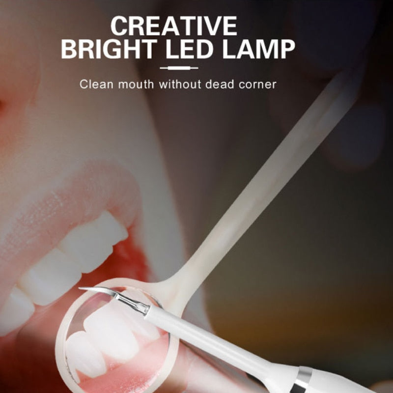 New Electric Teeth Cleaner Sonic Toothbrush Dental Scaler Tartar Stain Remover Calculus for Adults Teeth Whitening Face Cleaning