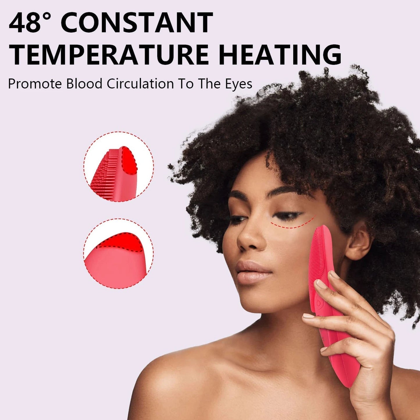 True Zoned Silicond Face Cleansing Exfoliating Massage Brushes Cleaner Device Sonic Facial Scrubber Exfoliator Eye Protector