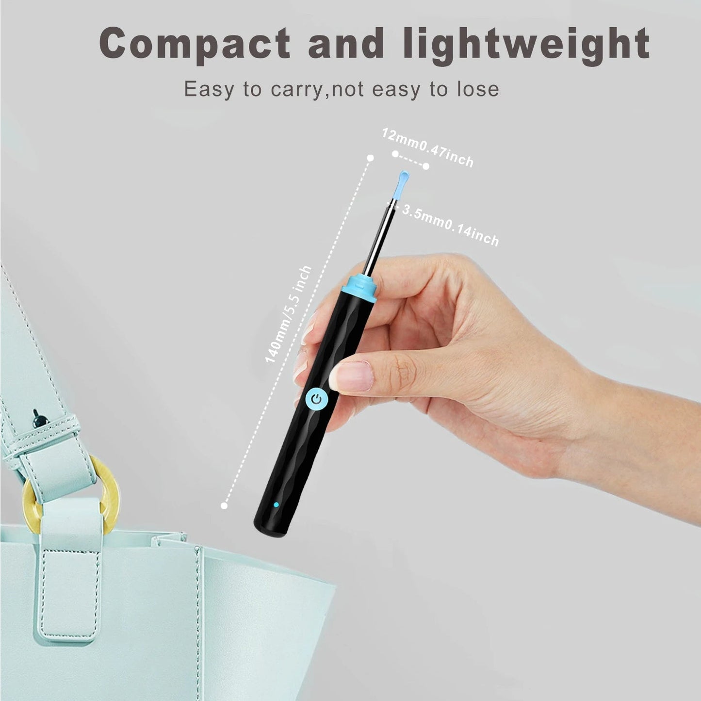 Wireless Smart Visual Ear Cleaner Otoscope WiFi Luminous Earpick Ear Wax Removal Tool With Camera Ear Endoscope Ear Wax Remover
