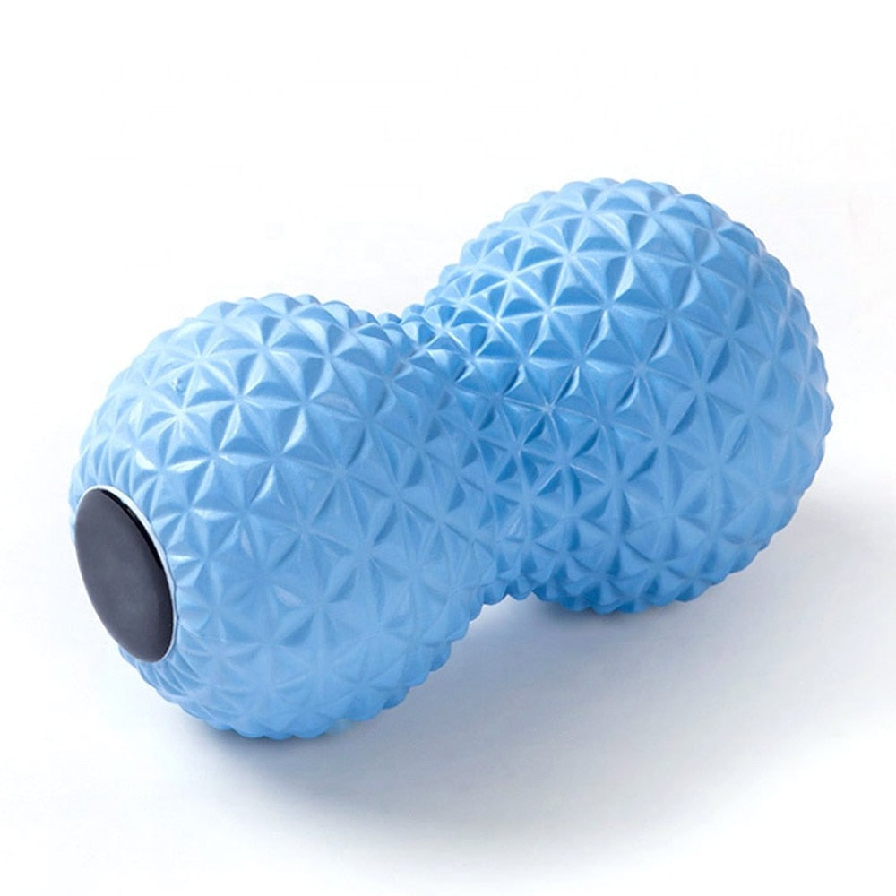 Fitness EVA Massage Ball Myofascial Release Deep Tissue Massage Yoga Treatment Double Lacrosse Massage Ball for Back Neck Hip Foot