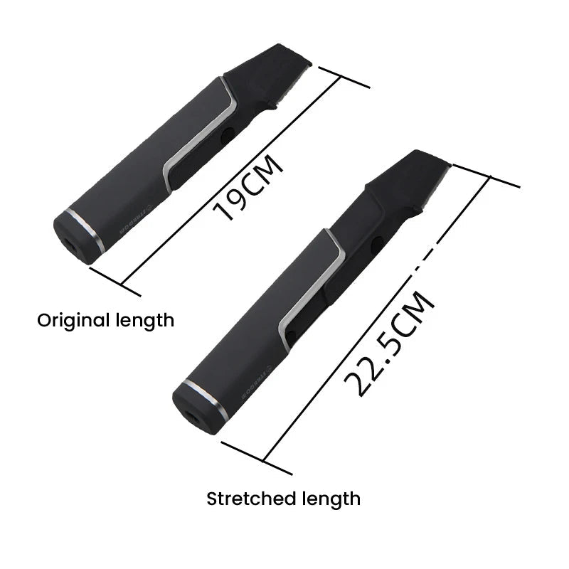 Multi-function Electric Hair Remover 3-12mm Limit Combs LED Light Telescopic Handle Whole Body Hair Clipper Electric Epilator