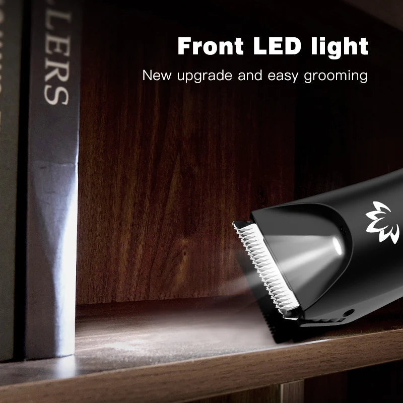 Full Body Hair Trimmer With Base Ceramic Steel Cutter Head Body Shaver IPX7 Waterproof Bikini Body Ball Trimmer