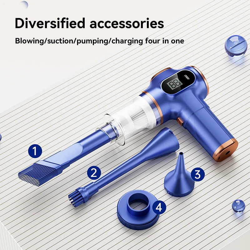 Car Vacuum Cleaner Handheld Vacuum Cleaner High Power Strong Suction Deep Cleaning Dry And Wet Home Car Vacuum Cleaner