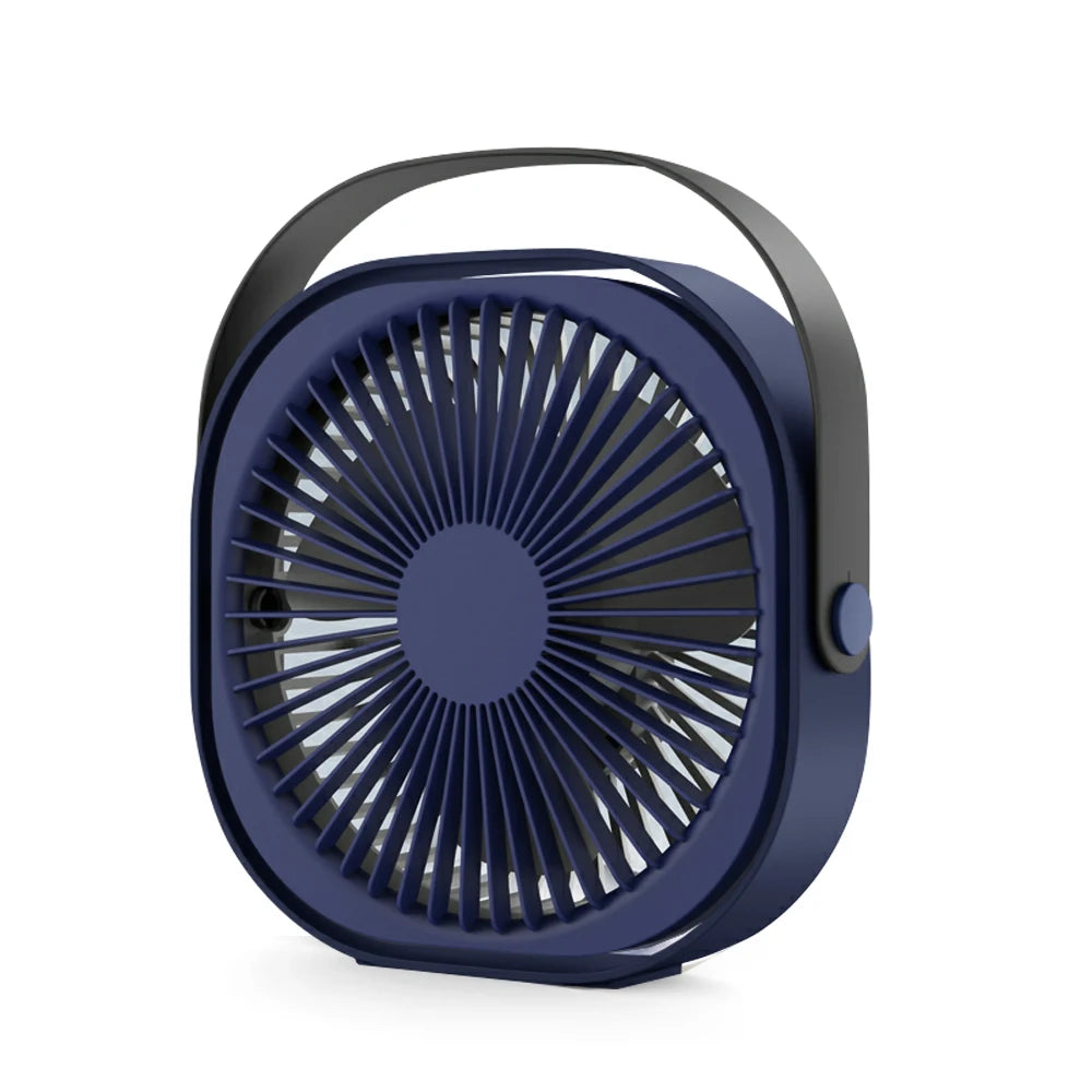 Rechageable Desktop Fan USB Fan 360° Rotatable Fan for Desk Portable Fan Mini Fan with Built-in 4000mAh Battery