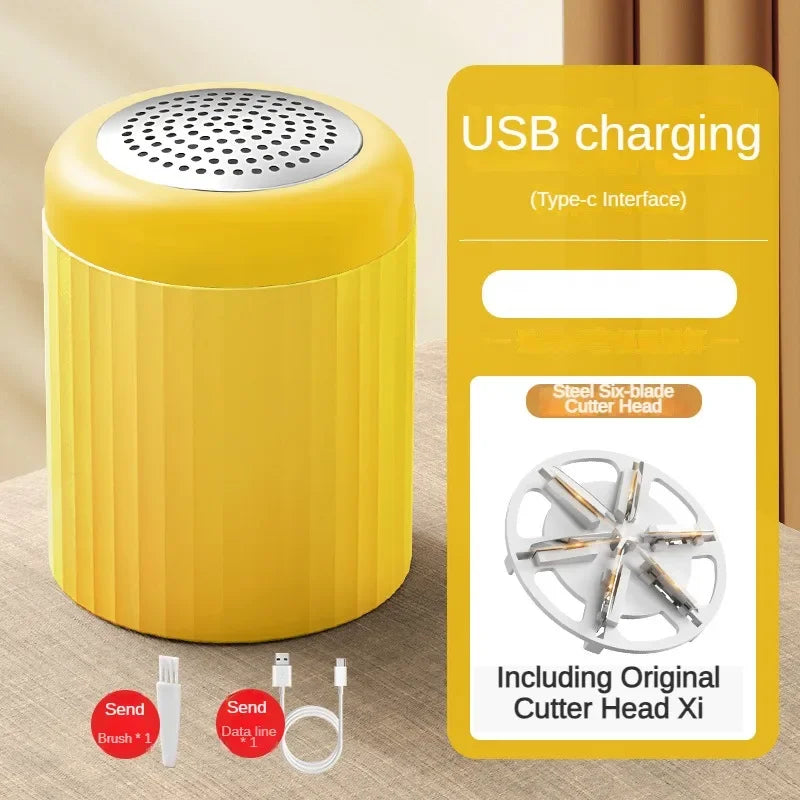 Portable Hair Ball Trimmer USB Rechargeable Mini Electric Lint Remover Fabric Shaver for Clothes Sofa Blanket Lint Removal
