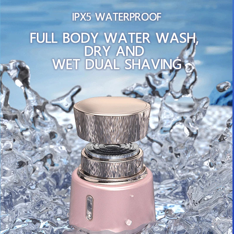 Mini Electric Razor Wet Dry Electric Shavers for Men Women Powerful Men Shaver Used for face Chest Leg Shaving Underarm Removal