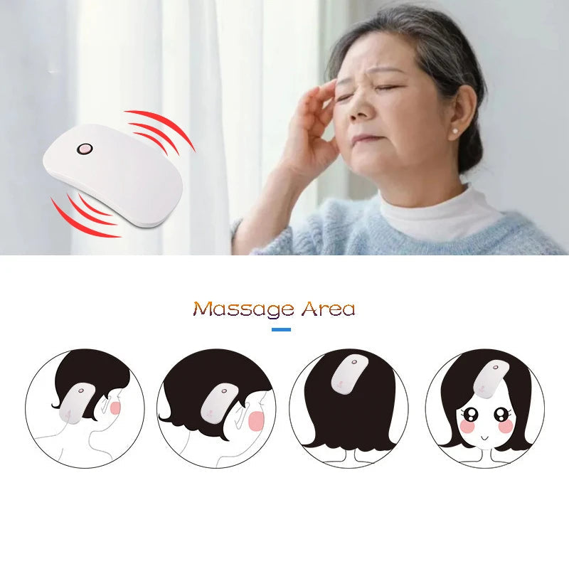 Silicond Electric Head Massage Portable Antistatic Comb Vibrating Massage Scalp Relaxation Fatigue Relief Body Relax Head Massager