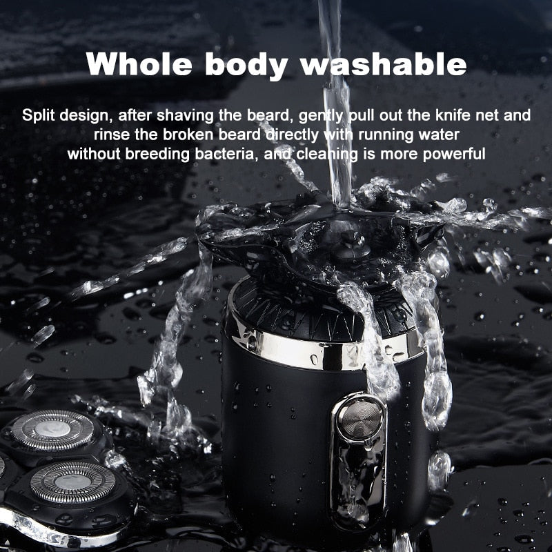 Portable 5 in 1 Men's Electric Shaver Body Trimmer USB Rechargeable Waterproof Mini Shaver Hair Trimmer Nose Hair Trimmer Razor