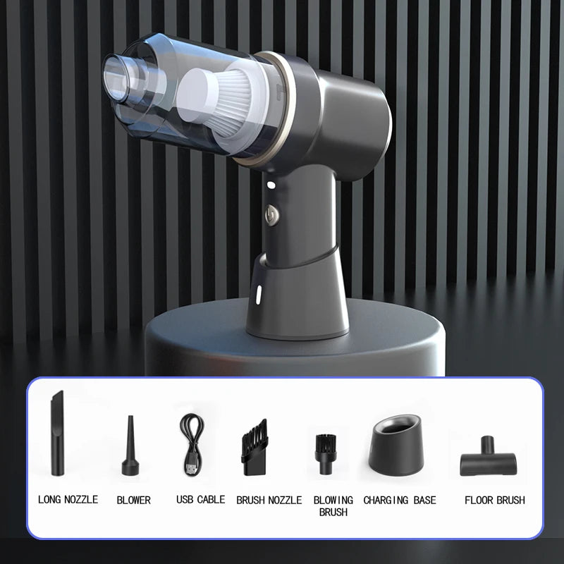 Car mounted vacuum Cleaner Wireless Mini Car Wireless Strong Suction Portable Handheld Cleaning Machine Home Appliance