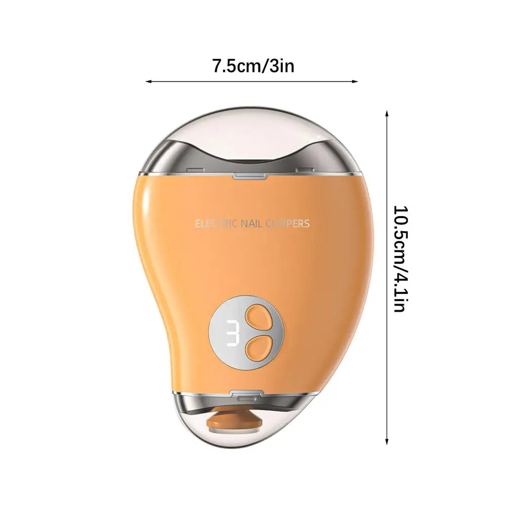 Electric Nail Cutter For People Mango Shape Toe Nails Cutter 3-Speed Double-Head Trimming Nail Sharpener Adults