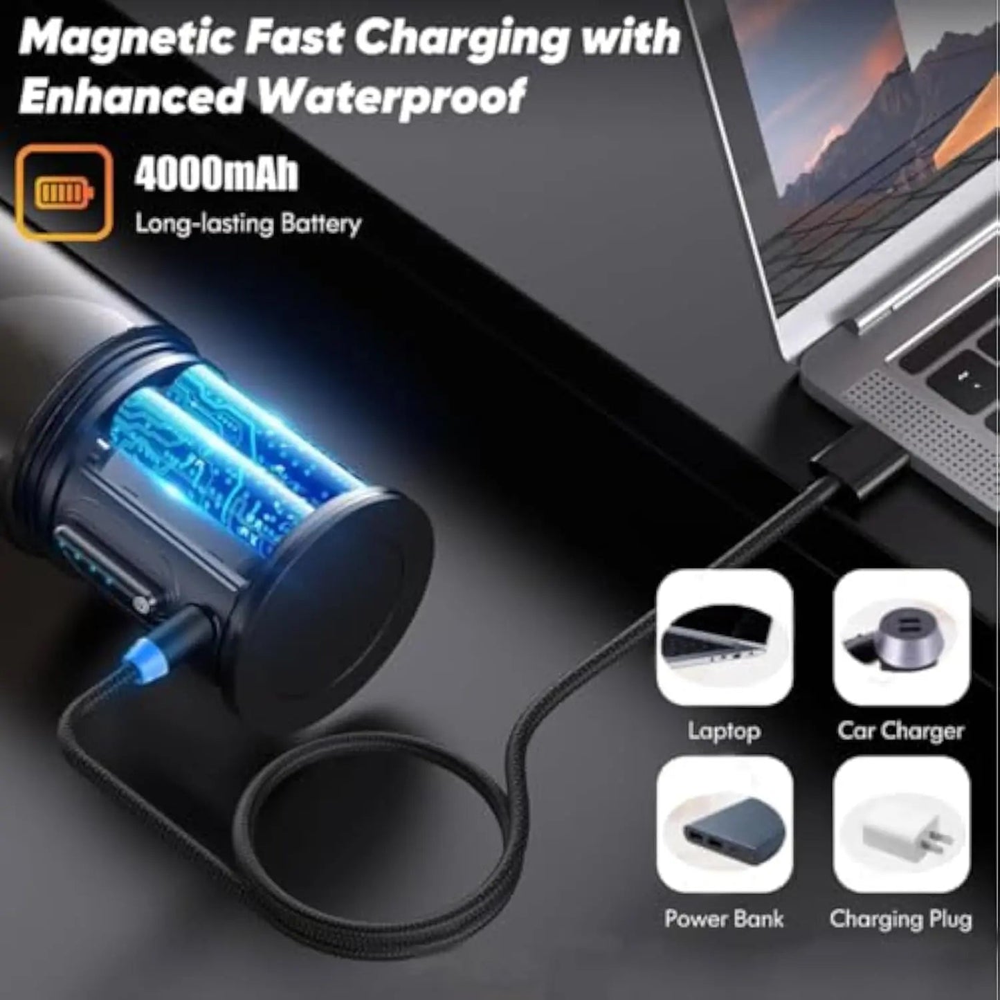 Portable Blender Fresh Juice Mixer Home Electric Wireless Charge Mini Fruit Mixers Juicer Cup Blender Milkshake Juice Maker