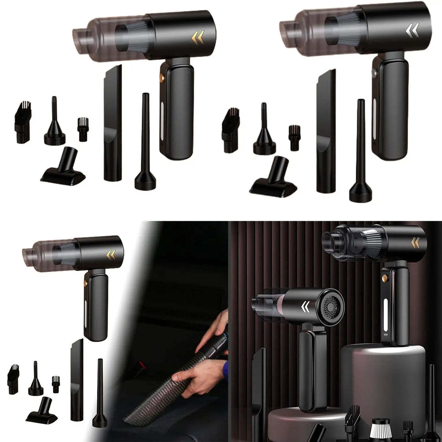 Car Handheld Vacuum Cleaner Lightweight 8000PA Keyboard Vacuum Cleaner Cordless