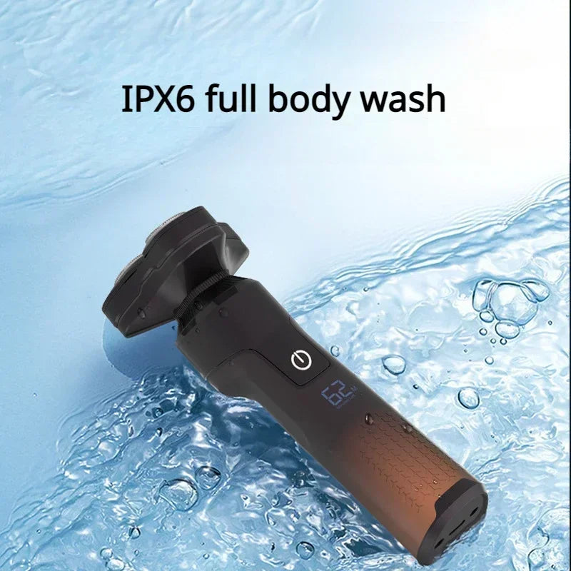 Men's Electric Shaver Suction Blade Multifunctional Rechargeable Portable Water Washing Beard Knife